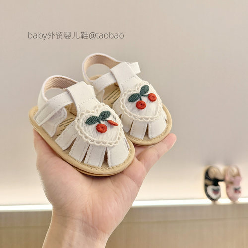 春夏婴儿宝宝公主鞋软底鞋凉鞋