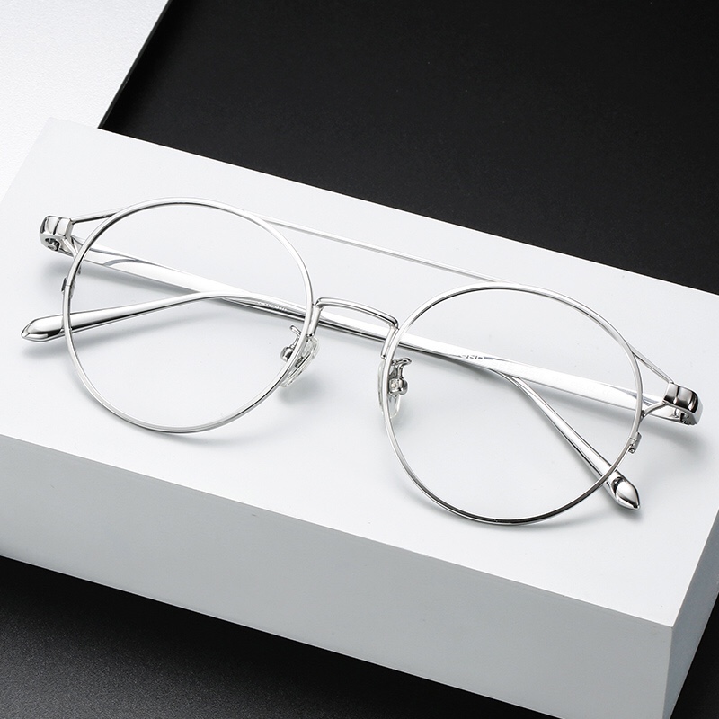 2023新款眼镜框男 8880 眼镜女款眼镜架全框纯钛近视眼镜