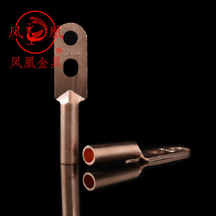 凤凰国标A级双孔铜接头DT-70MM2 铜鼻子 双眼铜接线端子 一只