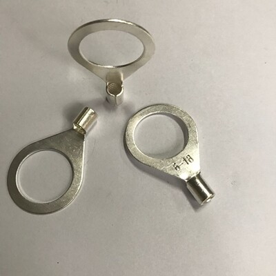 冷压接线端子 OT6-18 大孔铜鼻子法兰静电跨接端子  一只价