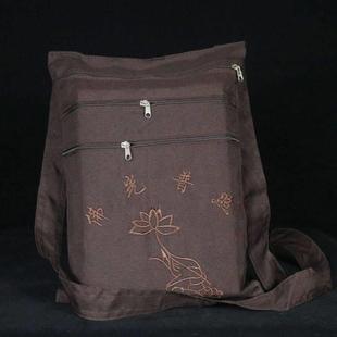 特卖礼佛用品礼佛包袋僧包新款普陀山烧香佛袋男女斜挎居士结缘包