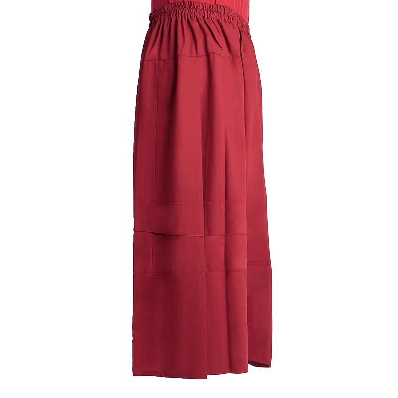 特卖松紧平裙便穿藏族喇嘛僧人服饰福田半身裙藏式和尚服装裤裙下