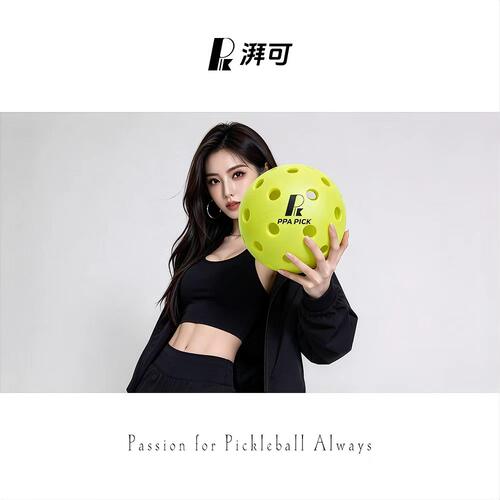 PPA PICK湃可匹克球赛事比赛训练40孔滚塑球室内室外球Pickleball