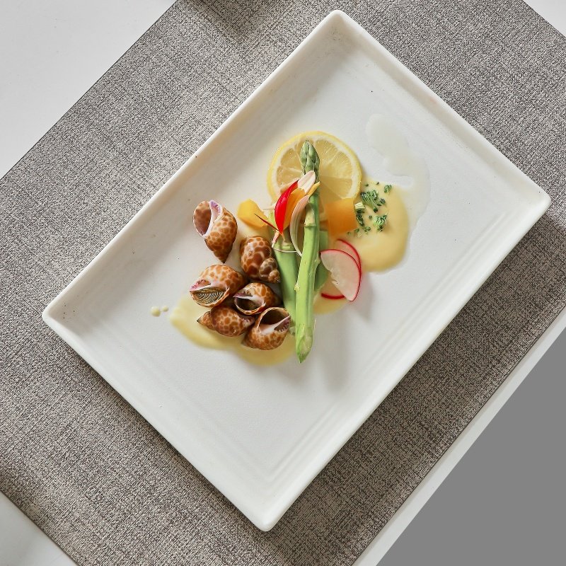 陶瓷托盘磨砂纯色餐厅具私房菜平盘长方形冷菜盘大号16寸鱼盘商用,餐饮具,盘,淘宝优惠券,粉丝福利购,淘宝优惠卷