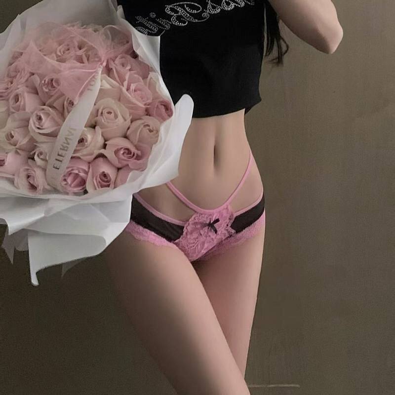 维多利亚性感蕾丝女士内裤低腰透气纯欲少女风新款