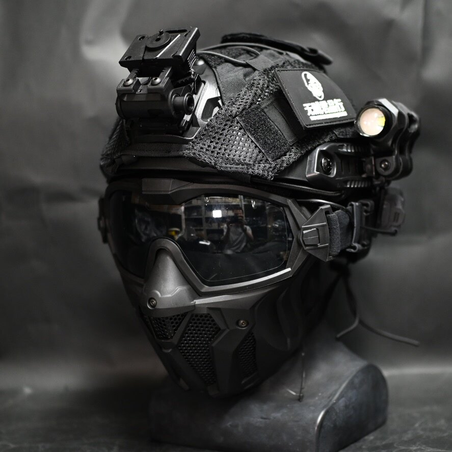 无贼FAST战术头盔风扇防雾全脸面具套装军迷cs野战下场装备三级头