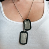 Мужское ожерелье из нержавеющей стали, в американском стиле, делается под заказ, английский