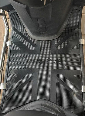 适用于爱玛大力神电动车脚垫TDR311Z 电瓶车防水大力牛踩脚垫皮垫