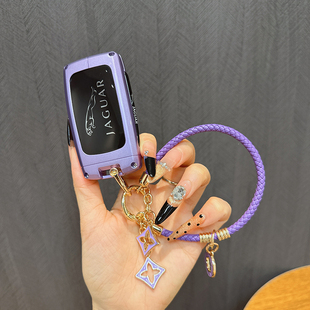 适用捷豹xfl钥匙套XEL汽车fpaceXJL/ftype扣epace壳金属高档扣