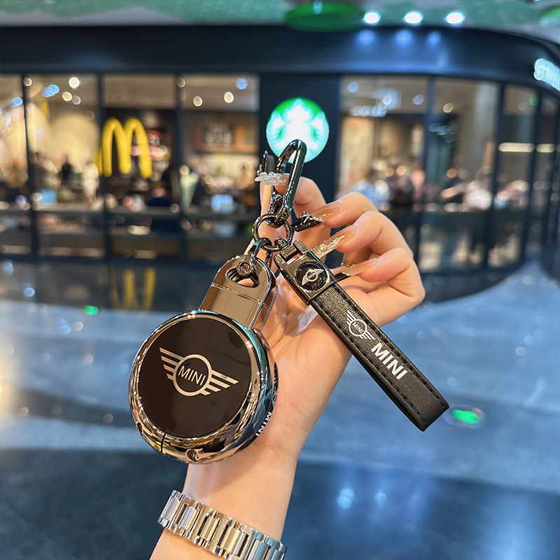 适用宝马mini钥匙套迷你cooper钥匙包countryman壳f54f55f56F60扣