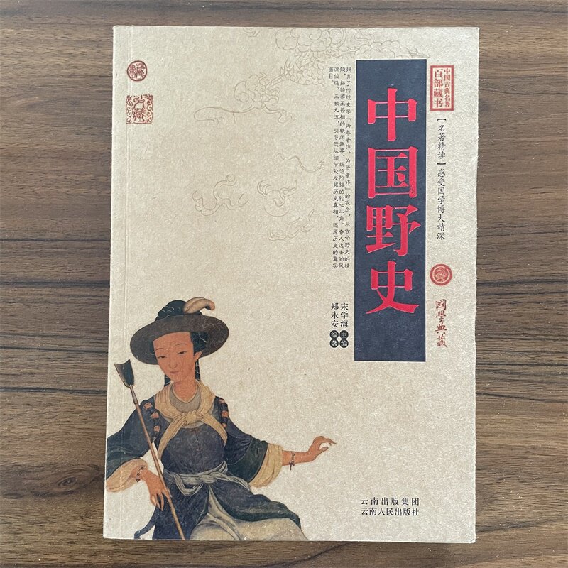 【14年老店】正版 中国野史/中国古典名著百部藏书 野史类书籍 白话文图文版又名中华野史 中国古代野史书籍 野史秘闻 野史记 中国