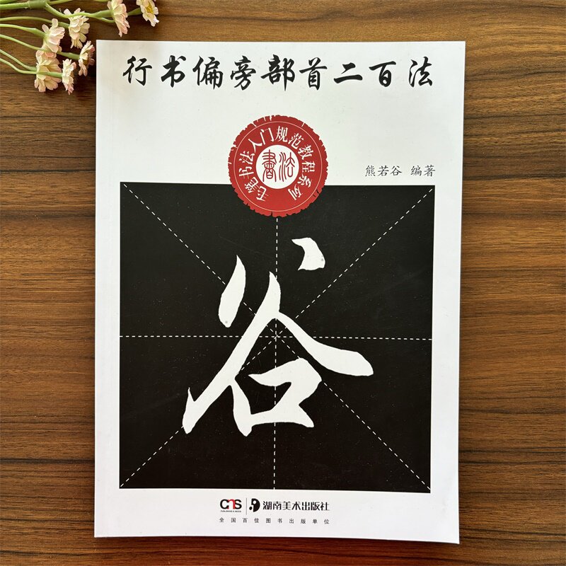 中小学生书法规范教程系列 熊若谷编著毛笔行书书法练字贴临摹解析