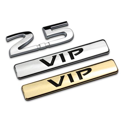 新天籁2.5车标排量标贴 天籁2.5 VIP侧标装饰贴车贴字标车标尾标