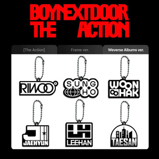 BOYNEXTDOOR 门童 The Action 姓名牌钥匙扣亚克力挂件 自制周边