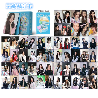 ILLIT镭射自印小卡55张明信片2025Glitter Day见面会收藏卡李沅禧