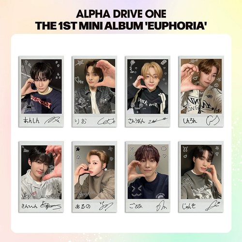 ALD1组合EUPHORIA拍立得小卡特典卡签名小卡ALPHA DRIVE ONE小卡