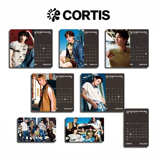 CORTIS 专辑卡yes24特典卡明信片幸运卡 赵雨凡 马丁周边自印小卡