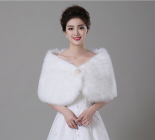 秋冬季酒店ktv迎宾礼服厚款长袖毛披肩夜场DJ公主工作制服小外套R