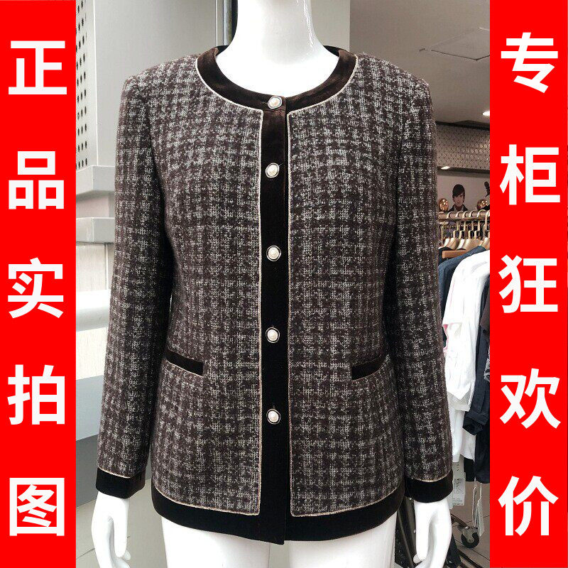Y165186中老年人短款外套女上衣