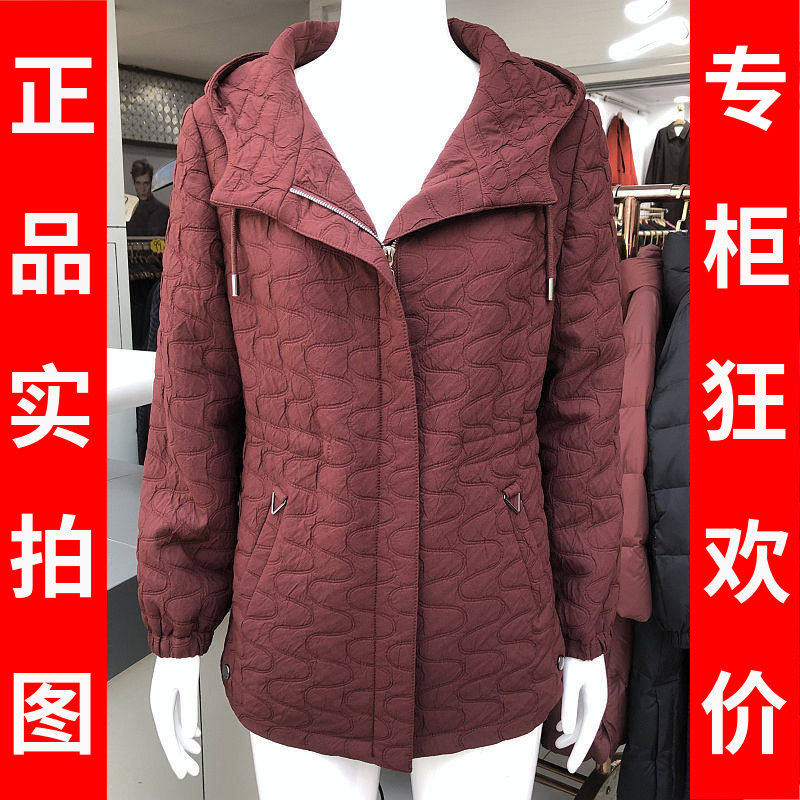 秋思晗8692  中年连帽夹克女2026秋季新款韩版休闲妈妈风衣外套