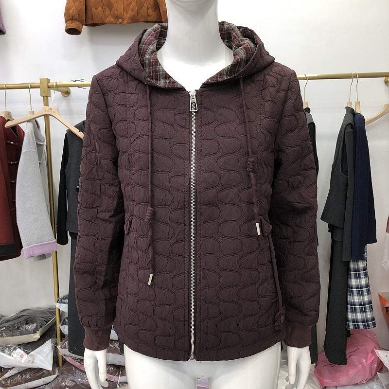 花之语11  时尚连帽夹克上衣2026春季新款韩版休闲妈妈短款薄外套,女装/女士精品,短外套,淘宝优惠券,粉丝福利购,淘宝优惠卷