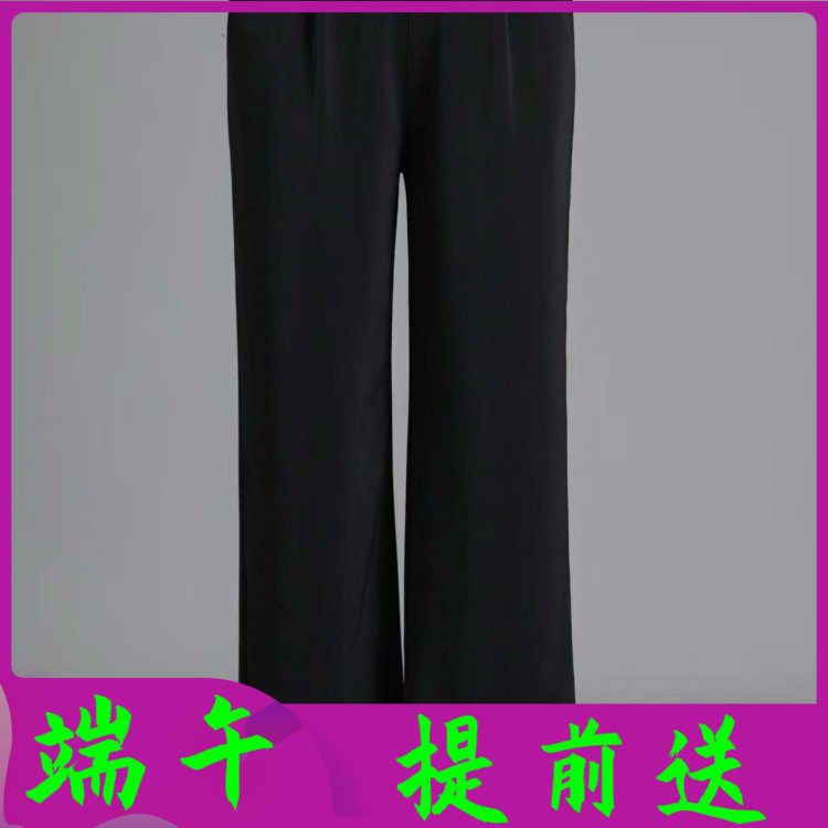 苏丝蔓8805中年桑蚕丝缎女裤子2026夏季新款气质妈妈真丝缎小脚裤