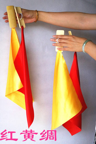 快板儿童入门口才板方巾绸布竹板