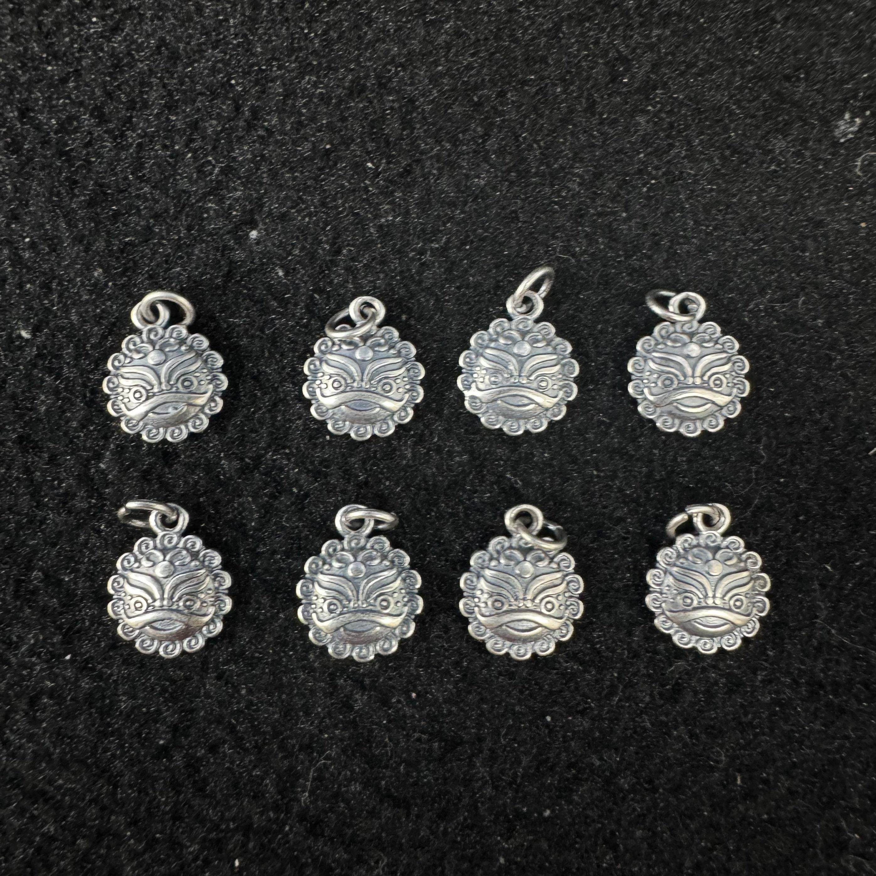 f1精工三七银太阳花银醒狮吊坠配件手工diy文玩配饰佛珠串珠手链,饰品/流行首饰/时尚饰品新,银饰吊坠,淘宝优惠券,粉丝福利购,淘宝优惠卷