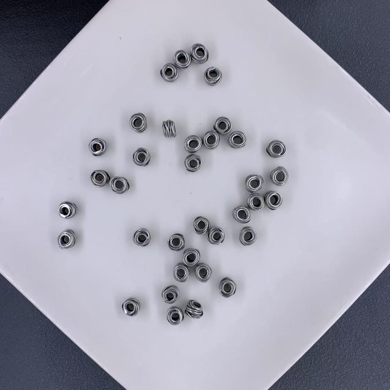 精工三七老银鸟巢隔珠配件手工diy文玩佛珠手串项链编绳配饰隔珠,饰品/流行首饰/时尚饰品新,手饰/手串,淘宝优惠券,粉丝福利购,淘宝优惠卷