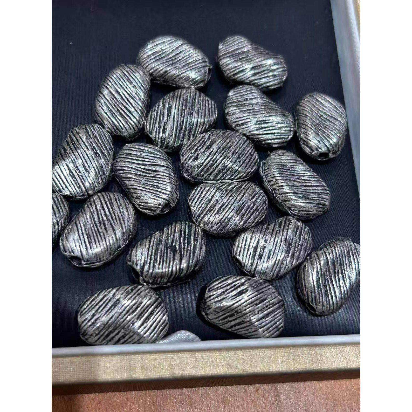 意工三七银拉丝扁隔珠配件手工编绳DIY文玩佛珠配饰配件,饰品/流行首饰/时尚饰品新,手饰/手串,淘宝优惠券,粉丝福利购,淘宝优惠卷