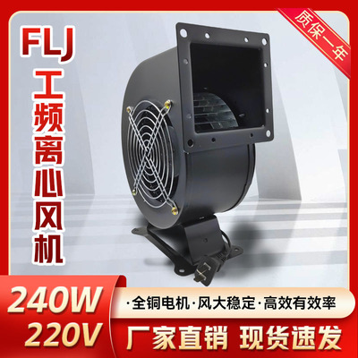 150FLJ17-DK 240W 220V 380V小型工频离心风机  孔距100*100 110V