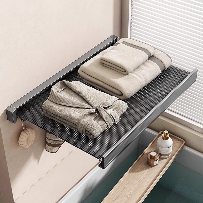 舒尚雅隐形折叠晾衣架伸缩平铺网