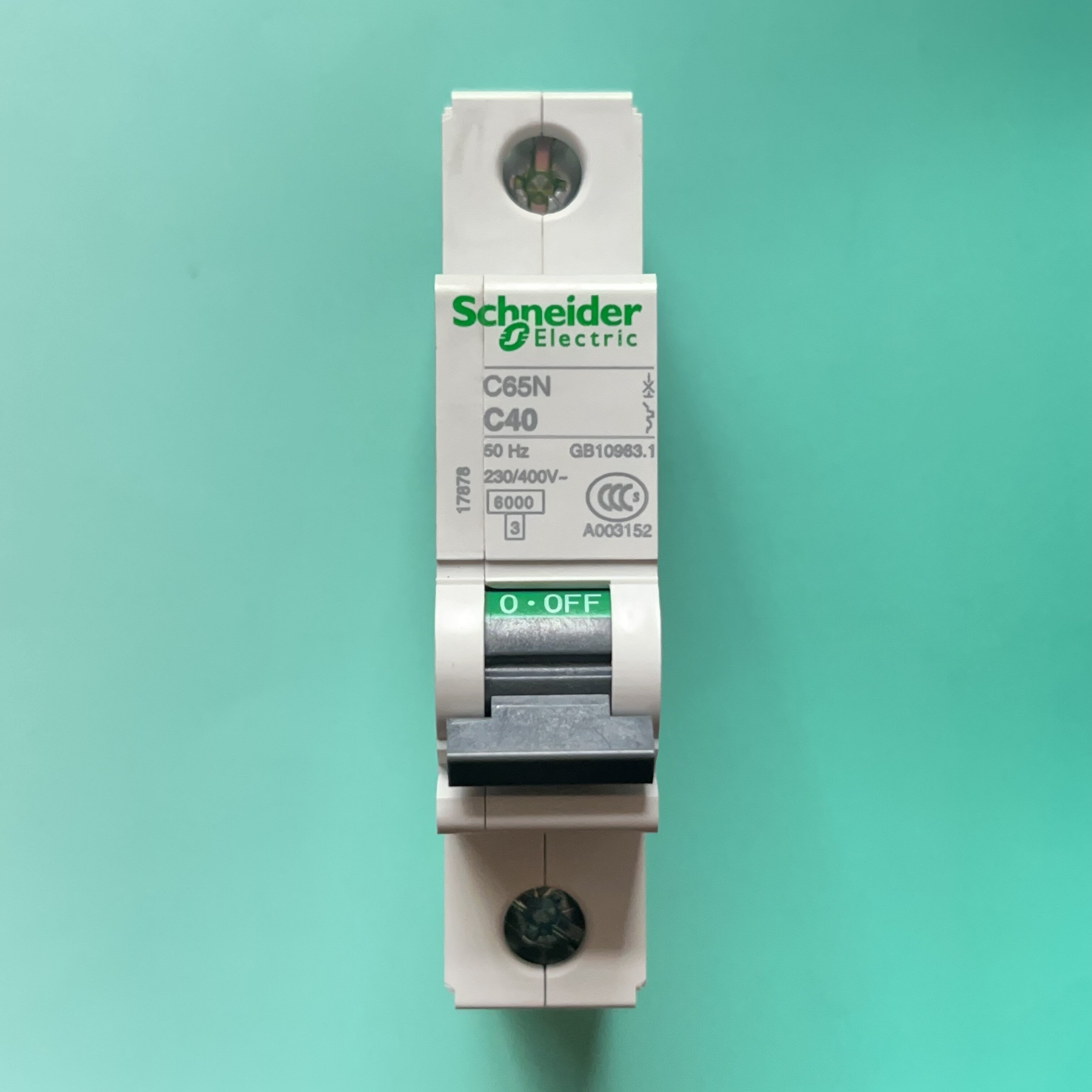 施耐德断路器 C65系列小型空气开关单片一进一出 C65N 1PC40A