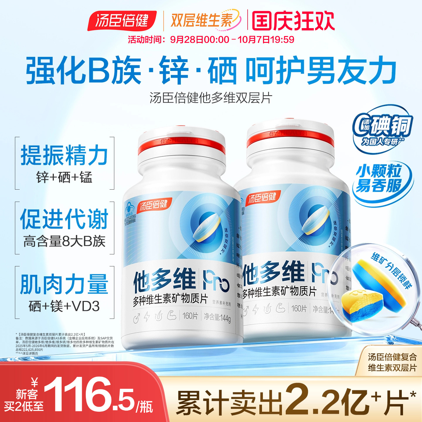汤臣倍健男多维双层片官方旗舰店图片