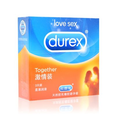 durex 杜蕾斯 胶乳橡胶避孕套(激情装) 3只