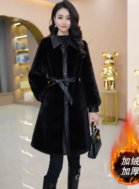 【加绒加厚】优雅气质时尚大气减龄收腰显瘦外套M-4XL-29077