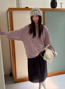 韩国东大门混色拼色边护耳针织包头飞行保暖系带套头拉法雷锋帽新