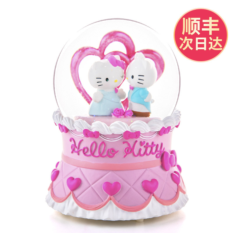 Valentines Day gift crystal ball Music box The music box originality birthday Send his girlfriend girl hellokittyin the Festive supplies/Gift , Gift ideas , Music Box  category - from Buy2taobao.com to provide professional Taobao agent buy service