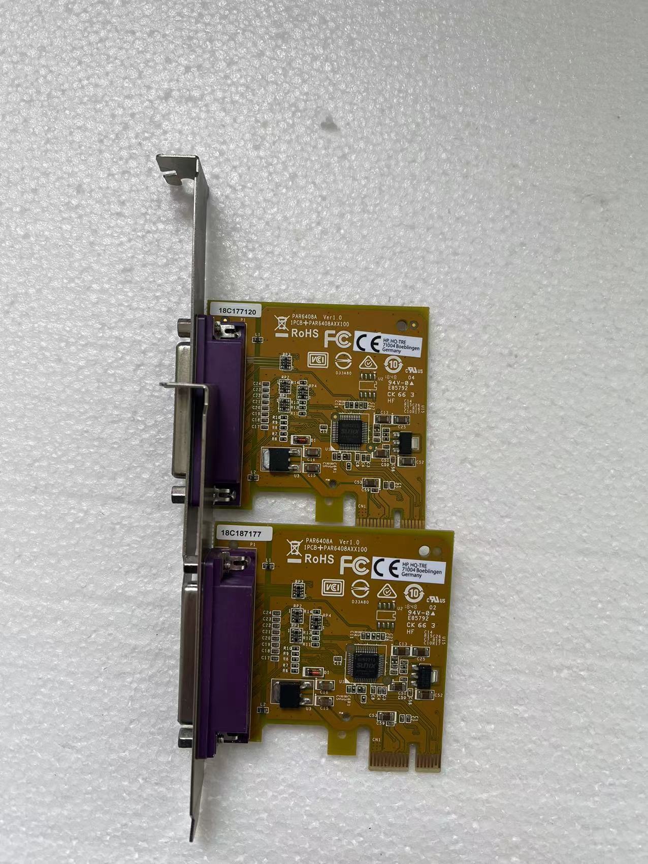 HP/惠普 PCIe并口卡 pci-e x1 转并口卡25针打印机 LPT扩展卡全高 电脑硬件/显示器/电脑周边 连接线/航插线/连接器/转换器 原图主图