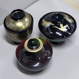 日本进口 漆器 碗 汤碗 餐具 面碗 饭碗