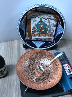 器演金银铜雪花海鲜寿喜火锅日式