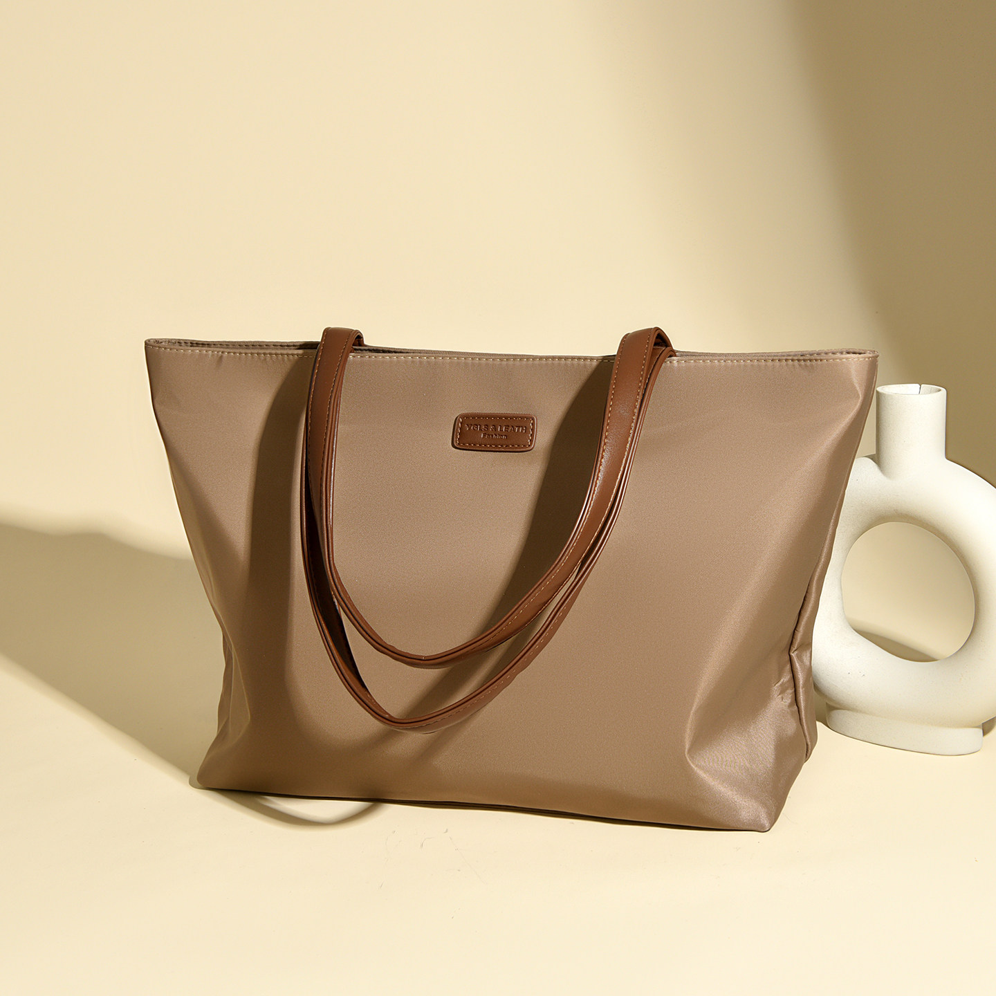 防水牛津布托特包女学生上课通勤包手提包大容量帆布尼龙布单肩包,箱包皮具/热销女包/男包,托特包,淘宝优惠券,粉丝福利购,淘宝优惠卷