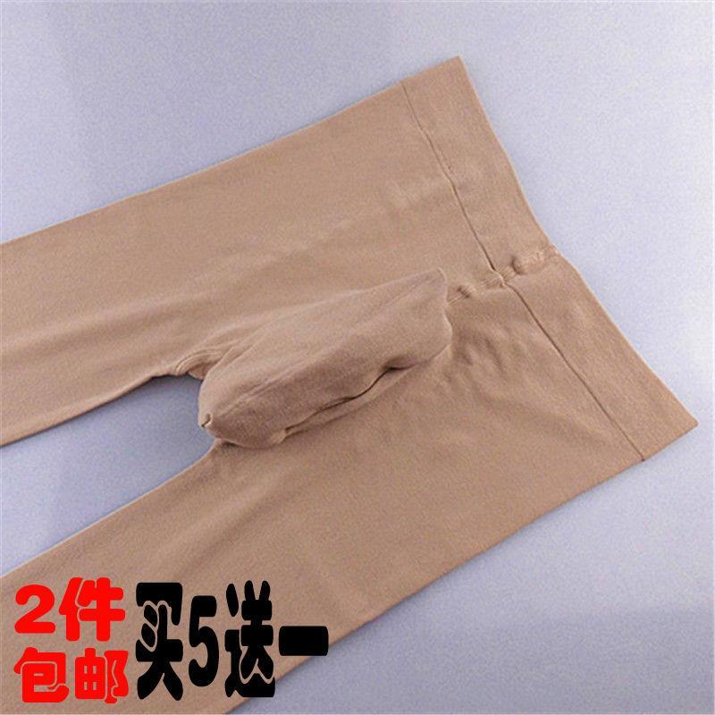加厚天鹅绒男士连裤袜120D性感