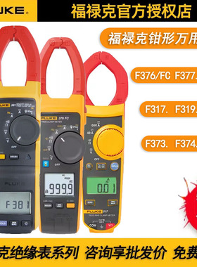 福禄克交直流钳形FLUKE376FC 381 374 F375 373  378FC 317 319