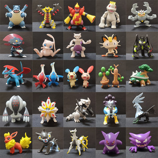 口袋妖怪精灵宝可梦神奇宝贝大号可动翼血飞龙怪力火焰鸡黑公手办