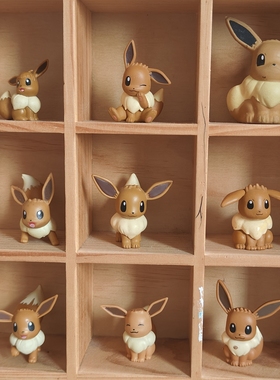 TOMY精灵宝可梦神奇宝贝伊布家族MC太阳月叶仙冰火雷手办模型玩具