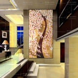 Человек Тяньсин Хрустальный стеклянный мозаика разрезает способность крыльца Фоно Стена Дерево Фортуна Счасть