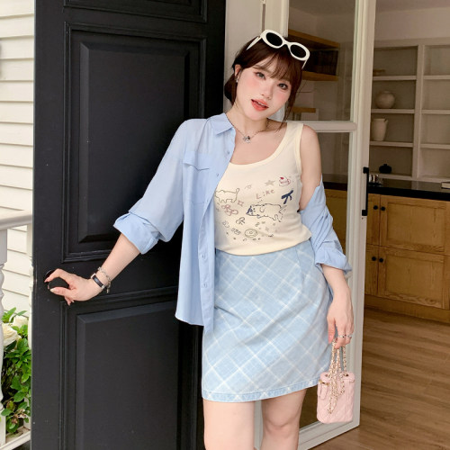 【清仓】2026春季胖mm韩系休闲百搭纯色衬衣宽松显瘦长袖衬衫