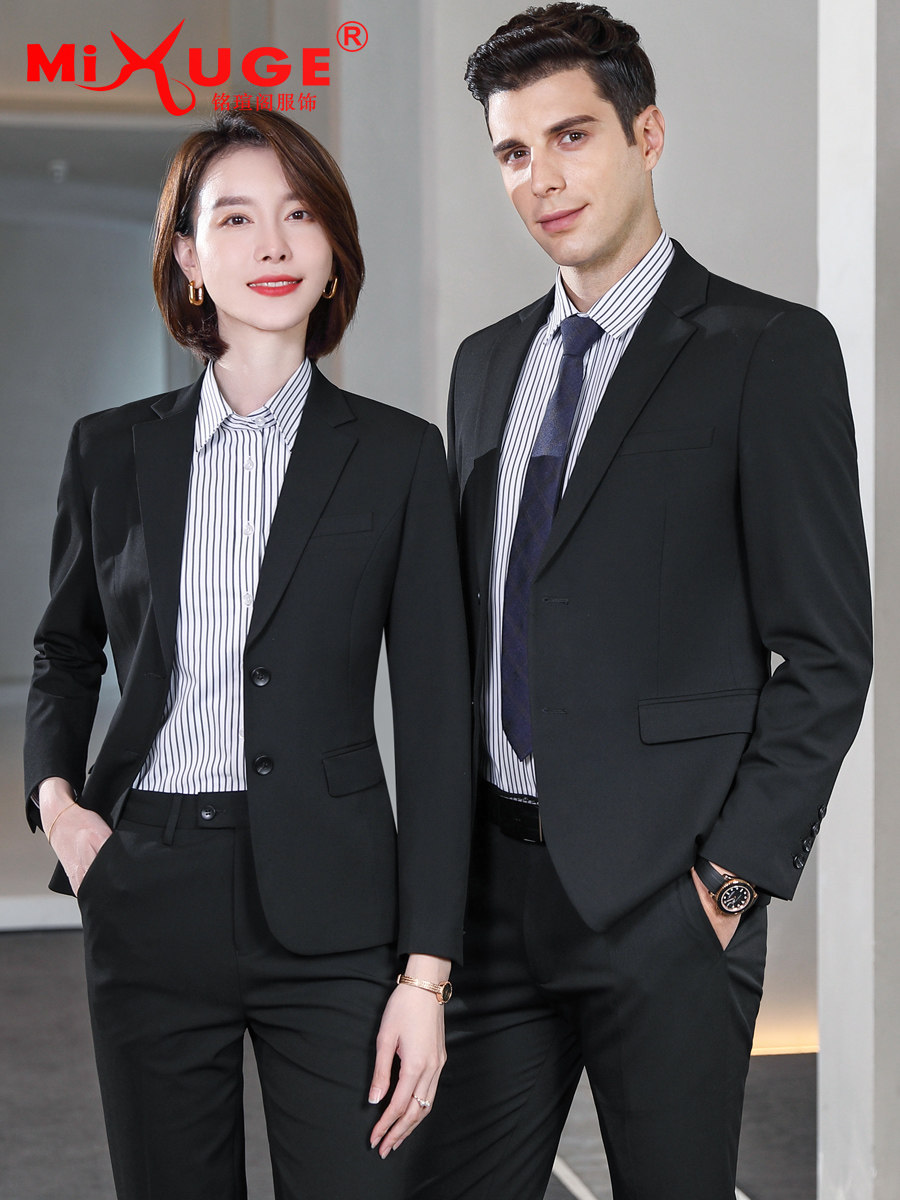男女经理售楼部公务员西装套装
