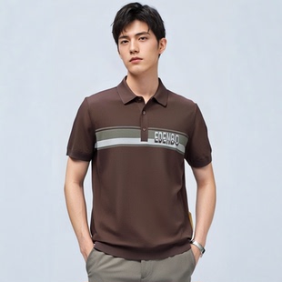 D251031B73爱登堡新款春季新商务基本版短袖针织衫羊毛衫